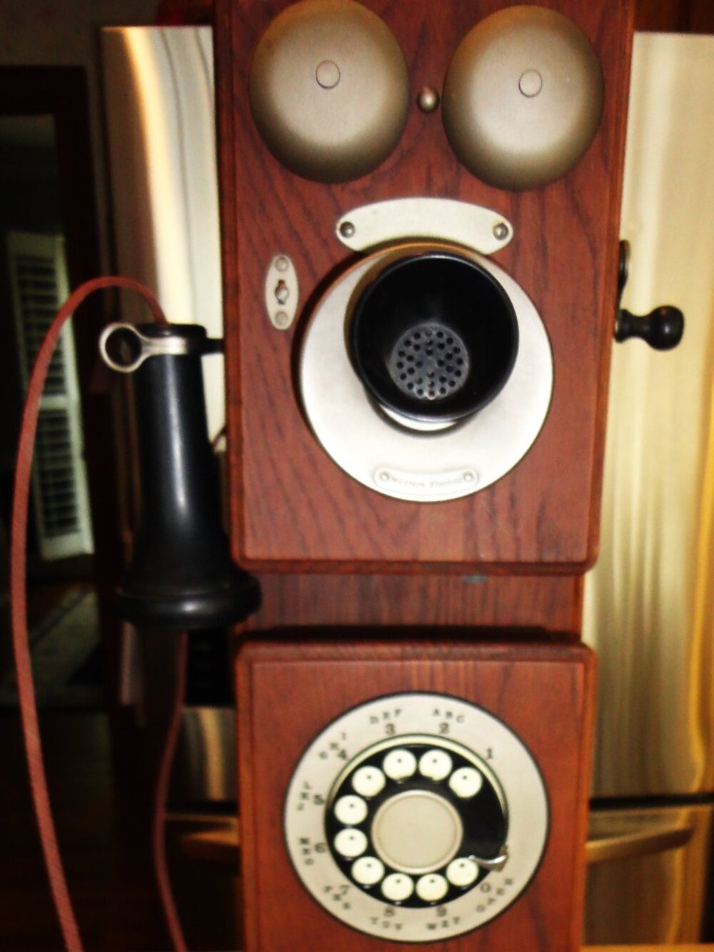 Western Electric 952A1-3 Americana Edition Circa 1882 Oak Wall Telephone AT&T